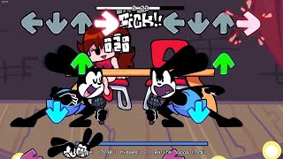 FnF Oswald VS FnF Oswald FNF ANIMATION [upl. by Assennav]