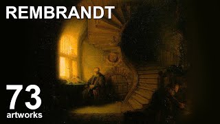 Rembrandt Biblical Mythological and Allegorical Paintings Slideshow [upl. by Kelcie]