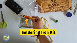 Fadman Soldering Iron Kit Unxboxing and Testing [upl. by Merrie]