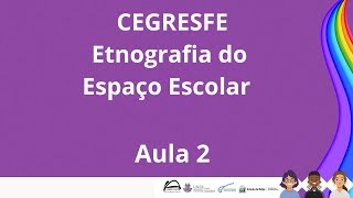 Etnografia do Espaço Escolar  Aula 02 [upl. by Ellinger687]