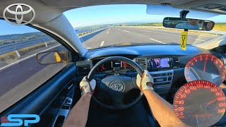 2003 TOYOTA COROLLA TSPORT  AUTOBAHN POV Test Drive I 4K [upl. by Asined234]