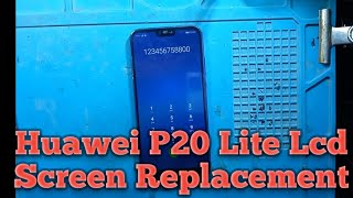 Huawei P20 Lite Screen Lcd replacement [upl. by Eseerehc628]