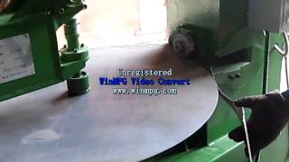 Round steel sheet cutting machine  steel plate circular cutting machine [upl. by Maril]