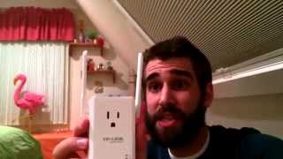 ★★★★★ TPlink n300 wifi range extender setup amp review  Amazon [upl. by Alenson]