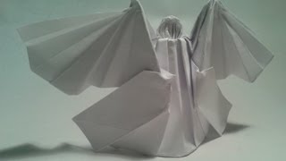 Origami  How to make an origami angel [upl. by Cutty]