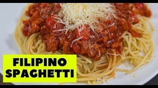 Filipino Spaghetti Jollibee Recipe [upl. by Adnana236]