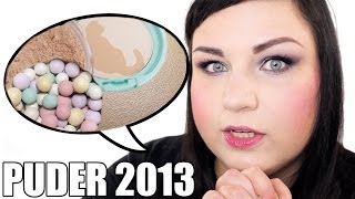 BESTE PUDER Routine 2013  Favoriten amp Empfehlung Powder aus Drogerie amp High End MAC deutsch [upl. by Wetzel]