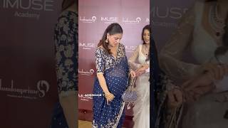 Pregnant Shraddha Arya flaunts her Baby Bump at an Event in Mumbai  Kumkum Bhagya  Kundali Bhagya [upl. by Wolcott286]