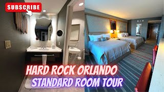 Hard Rock Hotel Orlando  21092023  Standard Room Tour 🎸💚 [upl. by Yerfdog]