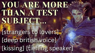 Sorcerer Wants To Test Love Magic On You M4A ASMR strangers to lovers kissing deep UK voice [upl. by Yhtrod]