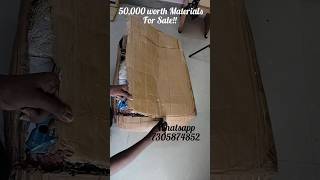 💥🔥Unboxing 50000 worth aariwork and broochwork materials 💥✨ aarimaterialsstencilsbroochworkaari [upl. by Toomay34]