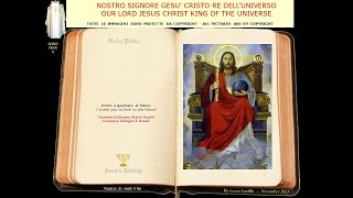 1320–GESU’ CRISTO RE DELL’UNIVERSO Vangelo a–JESUS CHRIST KING OF THE UNIVERSE Gospel a [upl. by Alia]