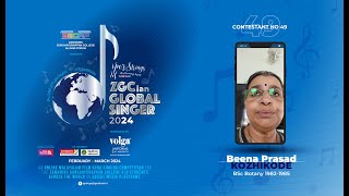 ZGCAF ZGCian Global Singer 2024 quotപൊക്കുന്നുകാരുടെ പാട്ടു മത്സരംquot  Contestant 49 ZGCianGlobalSinger [upl. by Bartlett]