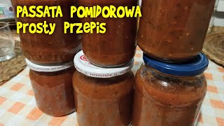 PASSATA pomidorowa na zimę PROSTY PRZEPIS i szybki w dodatku [upl. by Aloise991]