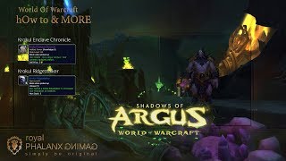 Shadows of Argus CampaignUnlocking Class Hall Quest equipment and new troops [upl. by Mayer]