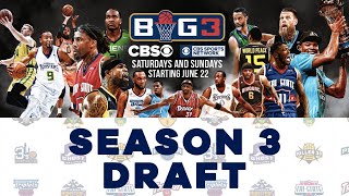 quotWho will be picked FIRSTquot BIG 3 Draft 2019  1st Round  CBS Sports [upl. by Enicar]