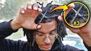 3 Ways To Split Your Dreadlocks [upl. by Ecinrev908]