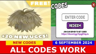 NEW CODES September 6 2024 UGC Steal Points ROBLOX  ALL CODES [upl. by Kamilah]