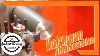 Holzmann Drehmaschine ED400FD 🛠 Stahl Alu Edelstahl Drehen 🛠 [upl. by Leunam]