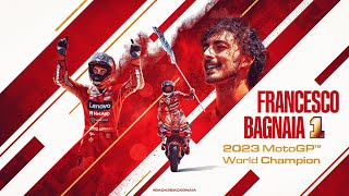 Pecco Bagnaia is the 2023 MotoGP World Champion 🏆 [upl. by Adilem]