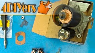 DIY How to Rebuild a Starter Motor [upl. by Hoffer]