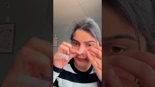 Best way to remove nose hairs✅ shortsytshortsskincare [upl. by Elson]