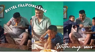 blttle flip challenge with my son [upl. by Swor223]