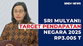 Sri Mulyani Targetkan Pendapatan Negara Rp3005 Triliun di 2025 [upl. by Latsyek913]