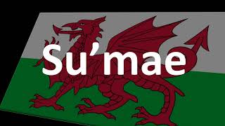 How to Pronounce Su’mae Hello in Welsh [upl. by Ahtibbat]