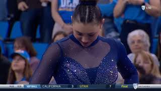 Kyla Ross Floor UCLA vs Utah State 2019 10000 [upl. by Neidhardt649]