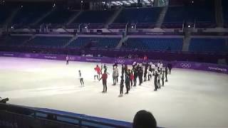 Pyeongchang February 2018 Gala Practice on Olypmic Games Figure Skating [upl. by Grishilde879]