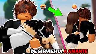 SOY LA SIRVIENTA DE MI CRUSH MILLONARIO y MAFIOSO en BERRY AVENUE ROBLOX 😱 [upl. by Odlopoel]