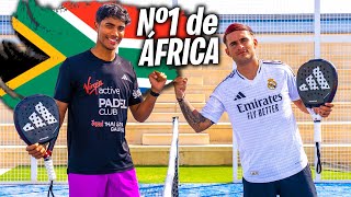 RETO AL MEJOR JUGADOR DE ÁFRICA DE PÁDEL  ¿Le Gano 1 Punto [upl. by Maximo]