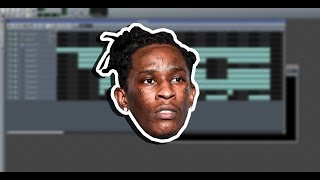 How to Make A Young Thug Type Beat In LMMS SLIME SEASON [upl. by Munster189]