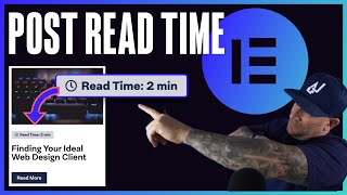 Adding Read Time to Elementor Posts amp Loop Builder [upl. by Nade426]