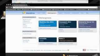 linux mandriva installation part1 francais french [upl. by Dunn]