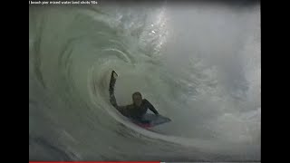 bodyboarding at seal beach pier mixed water land shots 90s [upl. by Olenka]