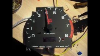 Almera N15 tachometer after repair [upl. by Eiromem]