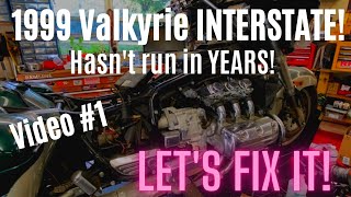 Honda Valkyrie quotInterstatequot sitting MANY years wont run Lets fix it [upl. by Idola]