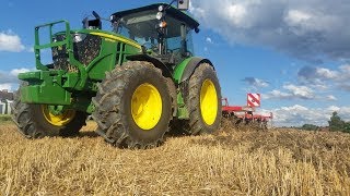 John Deere 6095MC  Hosch Grubber  Gerste Feldbearbeitung [upl. by Yur899]