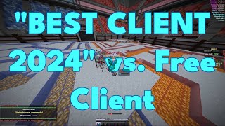 quotBEST CLIENT 2024quot vs Free Client  Nova Client vs Raven XD [upl. by Aelanej]