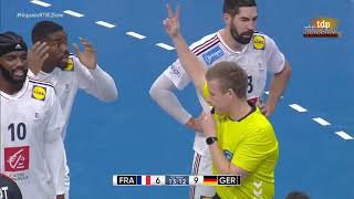 IHF Mens World Handball Ch POLSWE 2023  Quarterfinals France vs Germany [upl. by Ditzel]