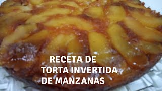 COMO hacer TORTA INVERTIDA de MANZANAS PASO a PASO [upl. by Adrian]