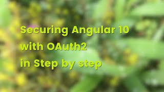 Angular 10 Tutorial Oauth2 Login and Refresh Token [upl. by Camm]