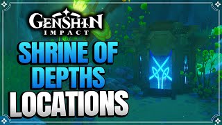 All Fontaine Hydro Shrine Of Depths Locations Part 1  How to get Keys 【Genshin Impact】 [upl. by Evalyn861]