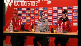 Fiemme 2013  Press conference  Individual HS134  Men [upl. by Aisya]