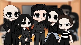 Addams Family 1991 reacts to Wednesday series  Sequel AU  2 [upl. by Naillik136]