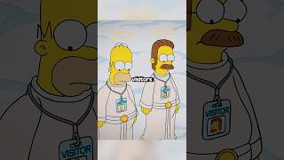 Homer and Ned met God☁️ shorts [upl. by Janos]