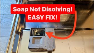 Dishwasher Soap Pods Not Dissolving Easy Fix [upl. by Ecnerwal]