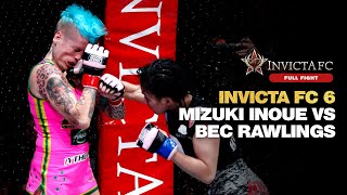 Full Fight  Mizuki Inoue CLASHES against Bec Rawlings  Invicta FC 6 [upl. by Quintilla]